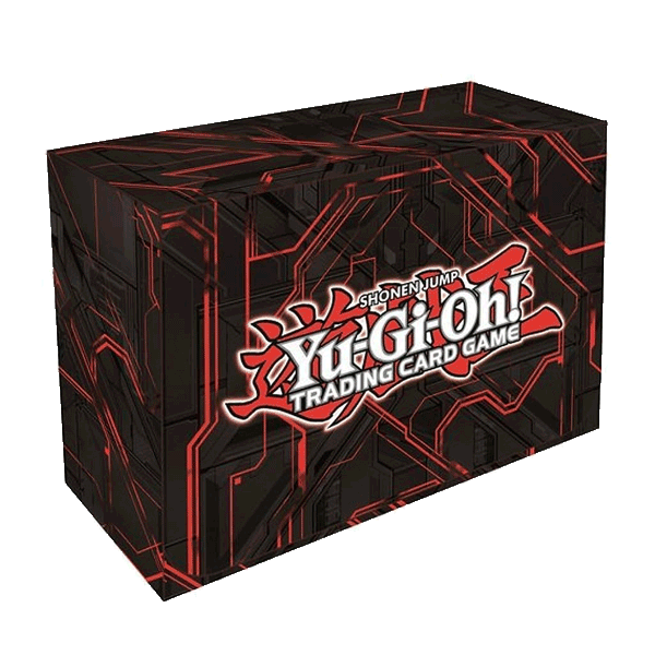Konami Yugioh Card Game Storage Dual Double Deck Box, Version #3 Red Zexal