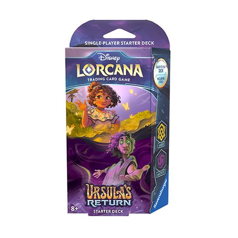 Disney Lorcana Ursula's Return Starter Deck (Amber & Amethyst) (Release Date 5/31/2024)
