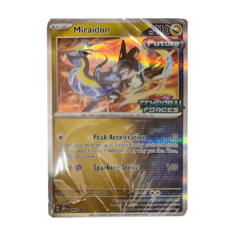 Pokemon Miraidon SVP 92 Sealed Build And Battle Stamped Temporal Forces Promo Deck