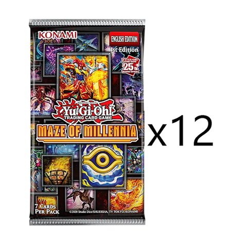 Maze of Millennia Booster Pack 1st Edition Bundle of Twelve