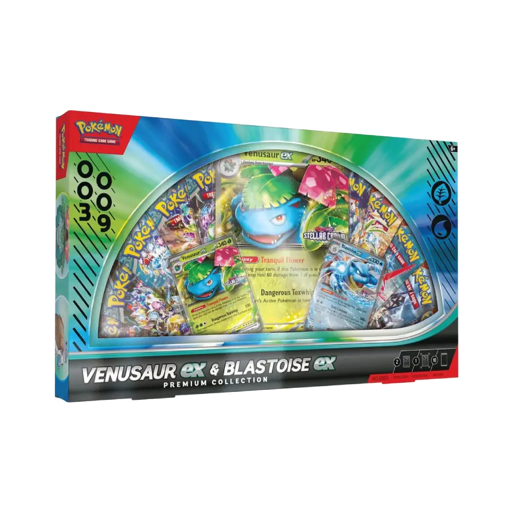 Pokemon Venusaur ex & Blastoise ex Premium Collection Realgoodeal Pokemon Venusaur ex & Blastoise ex Premium Collection Realgoodeal