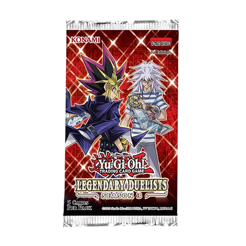 YuGiOh Legendary Duelists: Season 3 Booster Pack [1st Edition]