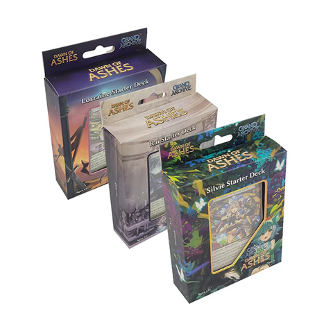 Grand Archive Dawn of Ashes Starter Deck Set of 3
