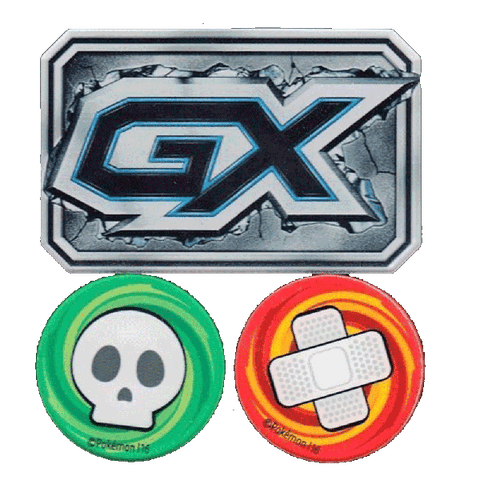 Pokemon GX Burn Poison Official Markers Acrilyc