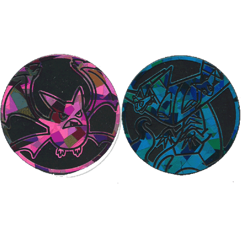 Pokemon Shining Fates Coins Crobat V AND Dragapult V
