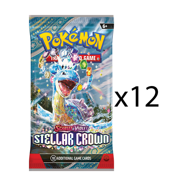 Pokemon Stellar Crown Booster Pack [Set of 12] (Release Date 9/13/2024)