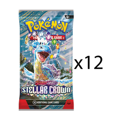 Pokemon Stellar Crown Booster Pack [Set of 12] (Release Date 9/13/2024)