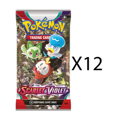 Pokemon Scarlet and Violet Booster Pack Bundle [Set of 12]