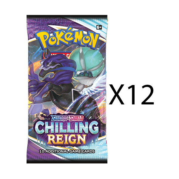 Pokemon Chilling Reign Booster Pack [Set of 12]