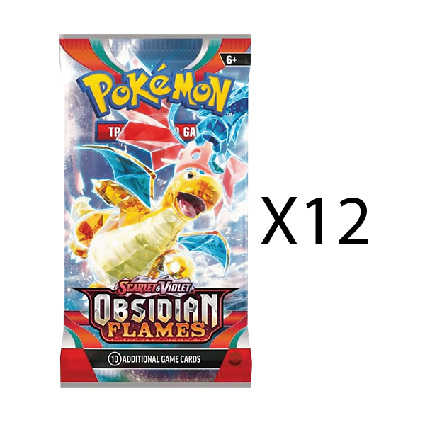 Pokemon Obsidian Flames Booster Pack [Set of 12]