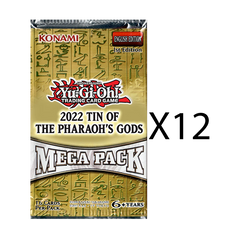 YuGiOh 2022 Tin of the Pharaoh's Gods Mega Pack [Bundle of 12]