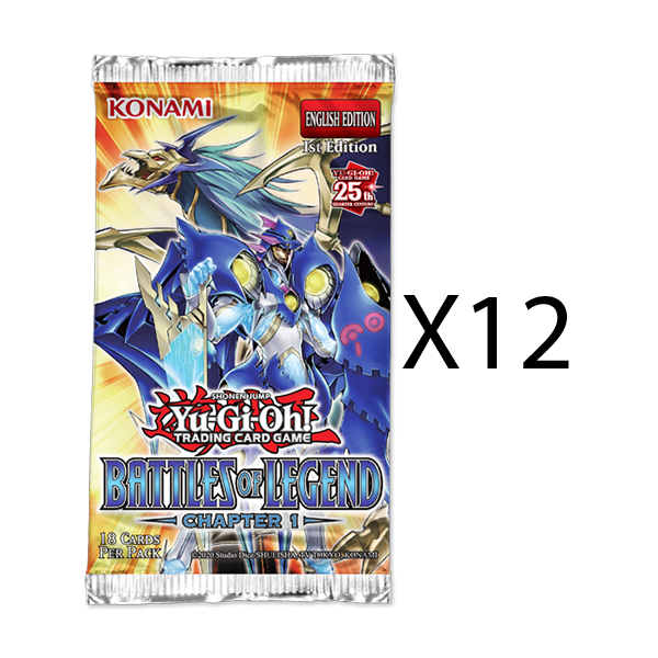 YuGiOh Battles of Legend Chapter 1 Booster Pack [Bundle of 12]