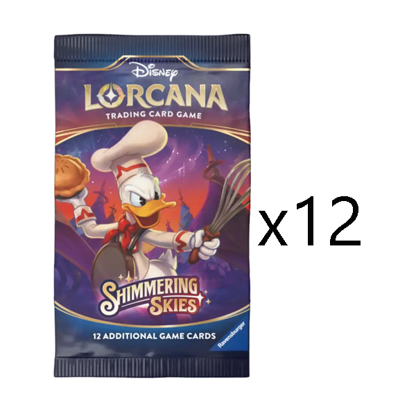 Disney Lorcana Shimmering Skies Booster Pack [Set of 12] (Release Date 8/23/2024)