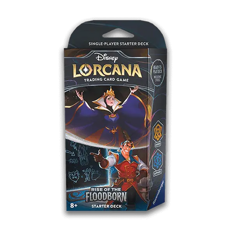 Disney Lorcana: Rise of the Floodborn Starter Deck (Amber & Sapphire)