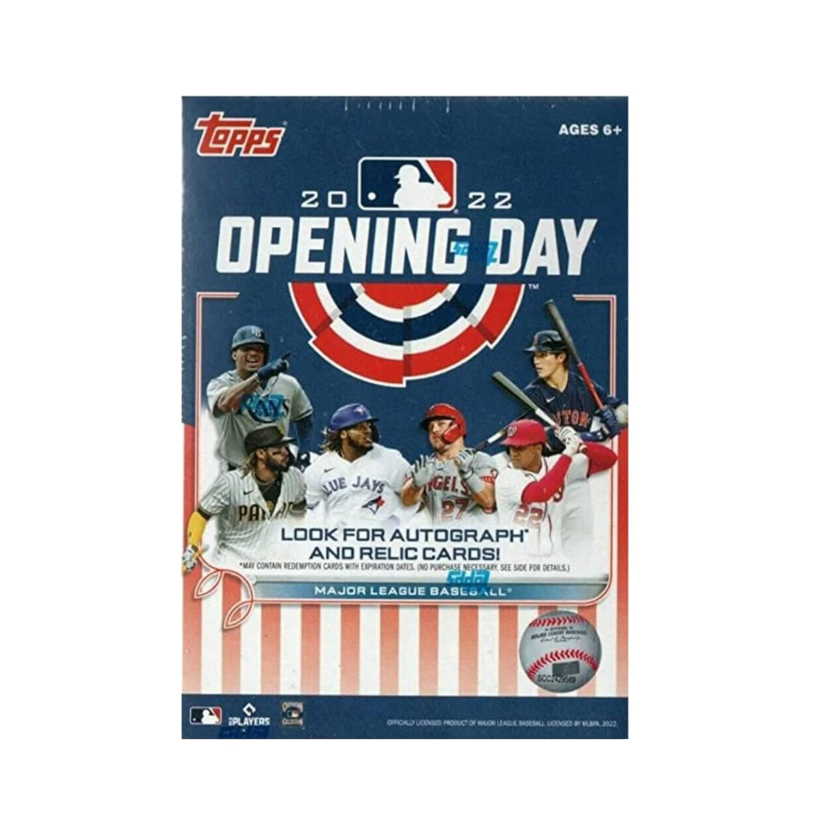 2022 Topps Opening Day Baseball (22 Packs)