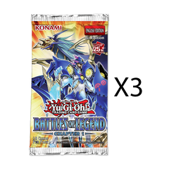 YuGiOh Battles of Legend Chapter 1 Booster Pack [Bundle of 3]