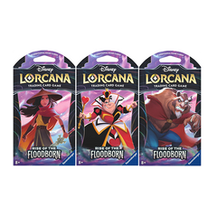 Disney Lorcana Rise of the Floodborn Sleeved Booster Pack Art Bundle [Set of 3]