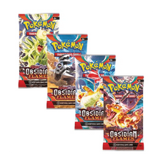 Pokemon Obsidian Flames Booster Pack Art Bundle [Set of 4]