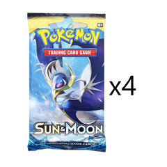 Pokemon Sun and Moon Booster Pack [Set of 4]