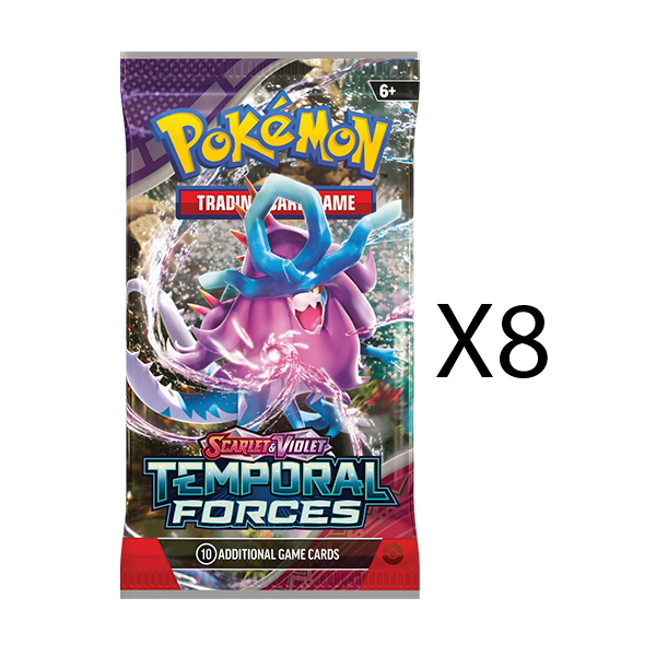 Pokemon Temporal Forces Booster Pack [Set of  8]