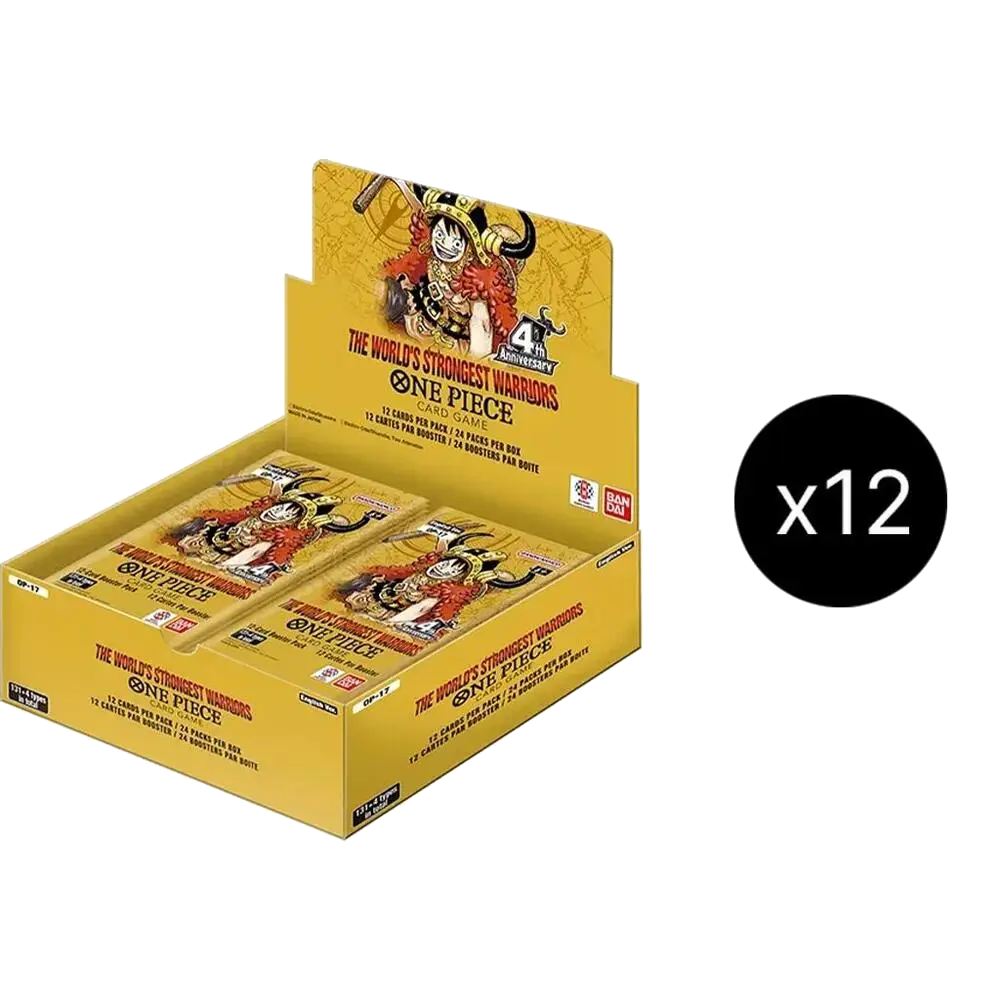 One Piece The World's Strongest Warriors Booster Box Case