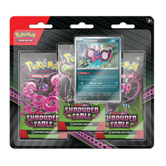 Pokemon Shrouded Fable Three Pack Blister [Pecharunt]