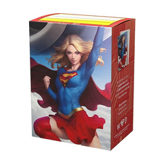 Dragon Shield Brushed Art Supergirl Sleeves 100ct