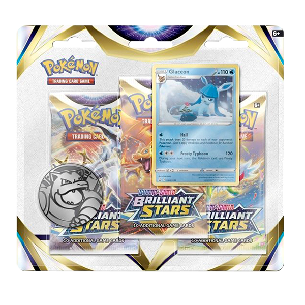 Brilliant Stars Three Pack Blister Glaceon