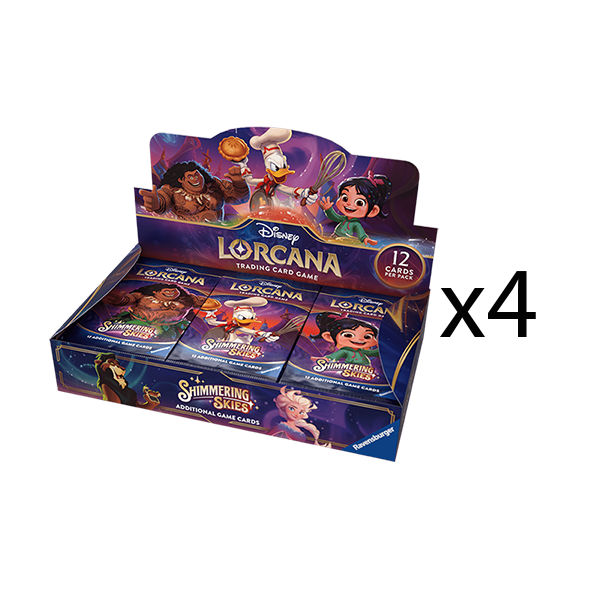 Disney Lorcana Shimmering Skies Booster Box Case (Release Date 8/23/2024)