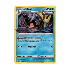 Pokemon Inteleon SWSH113 Sealed Build And Battle Stamped Chilling Reign Deck