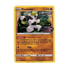 Pokemon Passimian SWSH115 Sealed Build And Battle Stamped Chilling Reign Deck