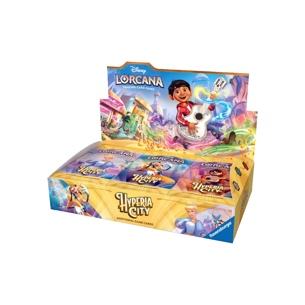 Disney Lorcana: Hyperia City Booster Box RELEASE DATE 10/23/2026