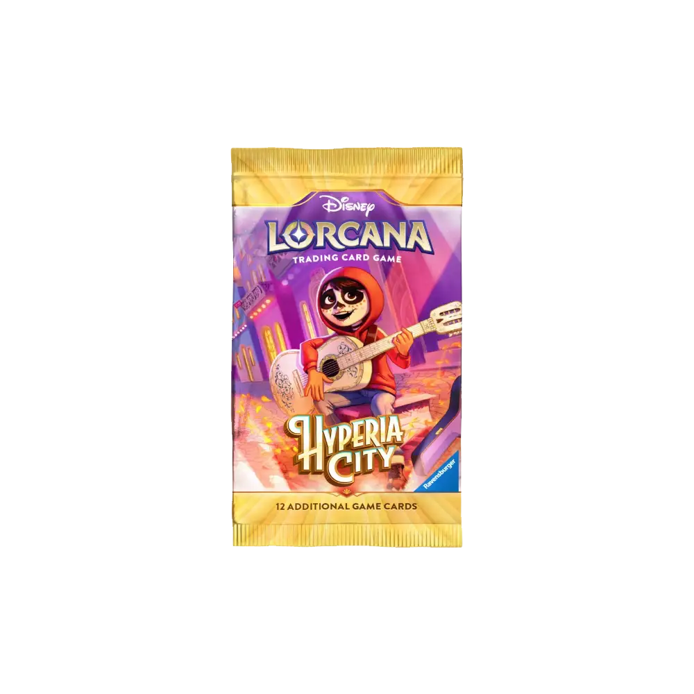 Disney Lorcana: Hyperia City Booster Pack RELEASE DATE 10/23/2026