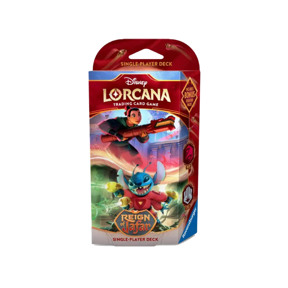 Disney Lorcana: Reign of Jafar Starter Deck (Ruby & Steel)