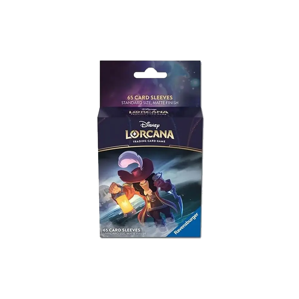 Disney Lorcana Card Sleeves Captain Hook (65-Pack)