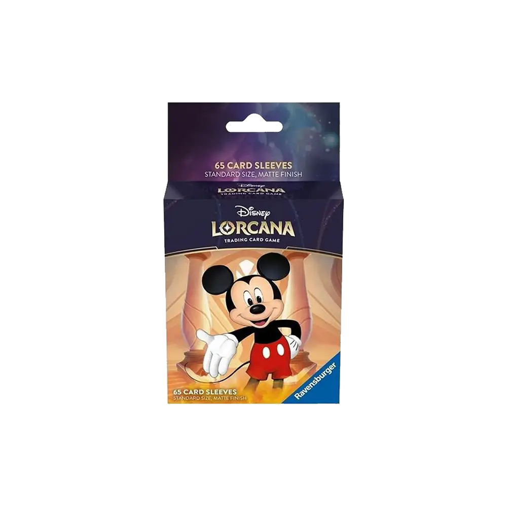 Disney Lorcana Card Sleeves Mickey Mouse (65-Pack)