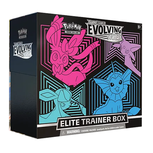 Evolving Skies Elite Trainer Box- Glaceon/Vaporeon/Sylveon/Espeon