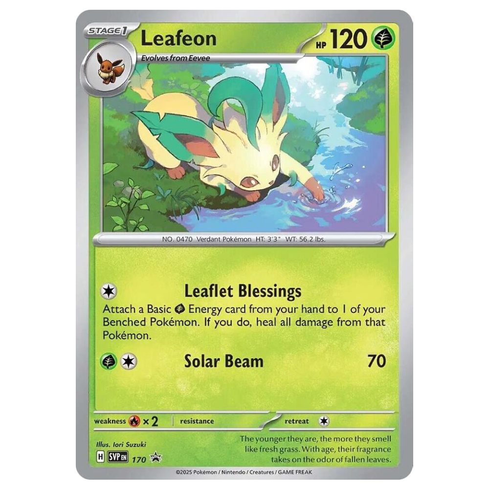Leafeon SVP170 Holo Promo Near Mint
