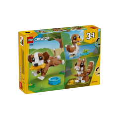 LEGO Creator 3-in-1 Cute Animals: Playful Puppy Dog