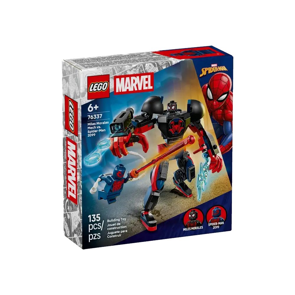 LEGO Marvel Miles Morales Mech vs. Spider-Man 2099