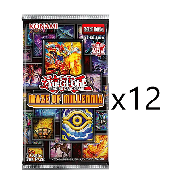Maze of Millennia Booster Pack 1st Edition Bundle of Twelve