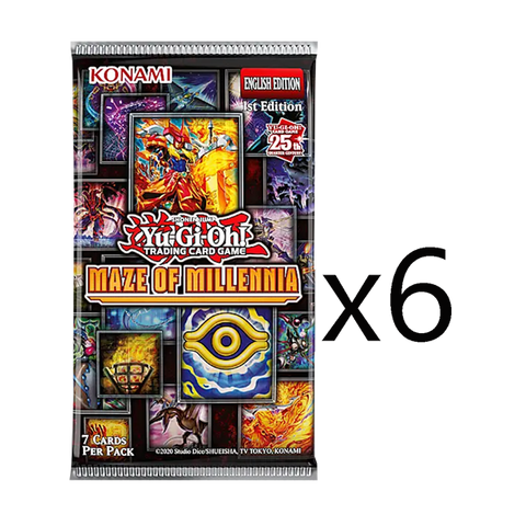 Maze of Millennia Booster Pack 1st Edition Bundle of Six