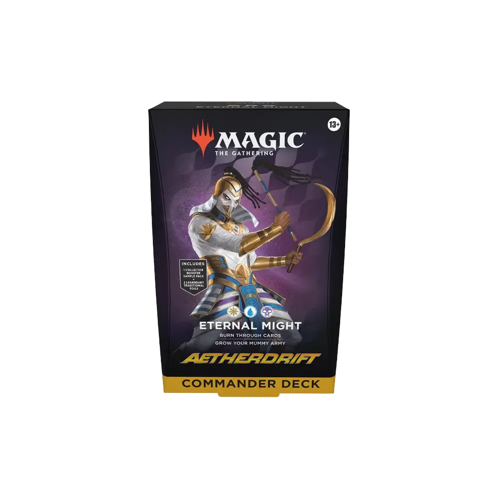 MTG Aetherdrift Commander Deck Eternal Might