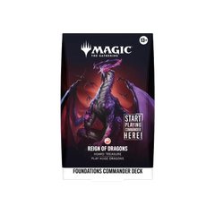 MTG Foundations Commander Deck Reign of Dragons RELEASE DATE 10/02/2026