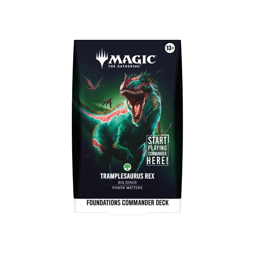 MTG Foundations Commander Deck Tramplesaurus Rex RELEASE DATE 10/02/2026