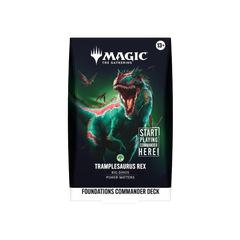 MTG Foundations Commander Deck Tramplesaurus Rex RELEASE DATE 10/02/2026