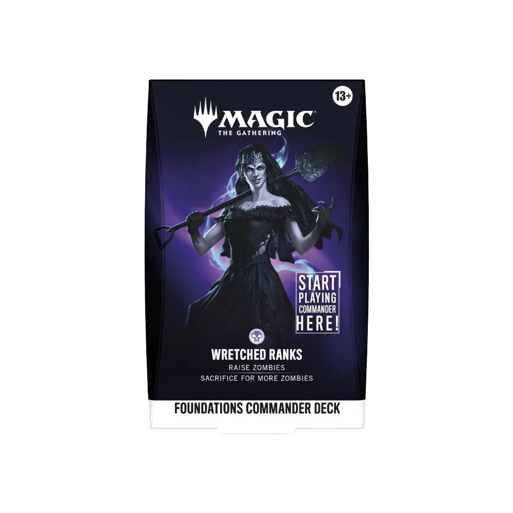 MTG Foundations Commander Deck Wretched Ranks RELEASE DATE 10/02/2026
