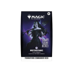 MTG Foundations Commander Deck Wretched Ranks RELEASE DATE 10/02/2026