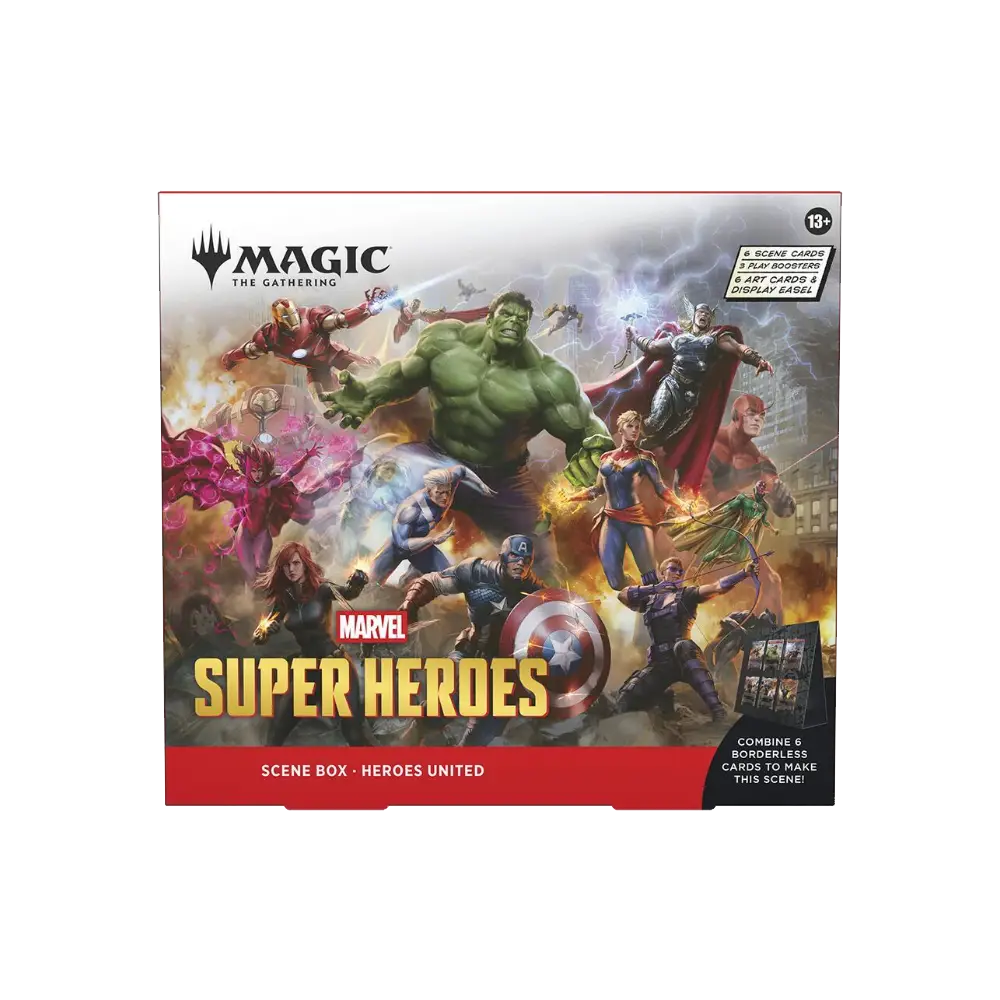 MTG Marvel Super Heroes Scene Box Heroes United