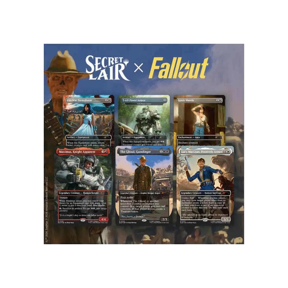 MTG Secret Lair Drop: Secret Lair x Fallout: Beyond Vault 33 Non-Foil Edition